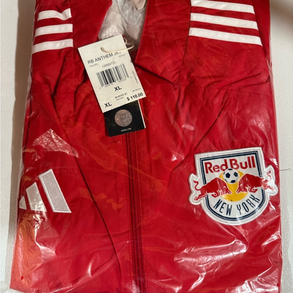 Adidas Mens New York Red Bulls Reversible Anthem Jacket - Picture 4 of 6
